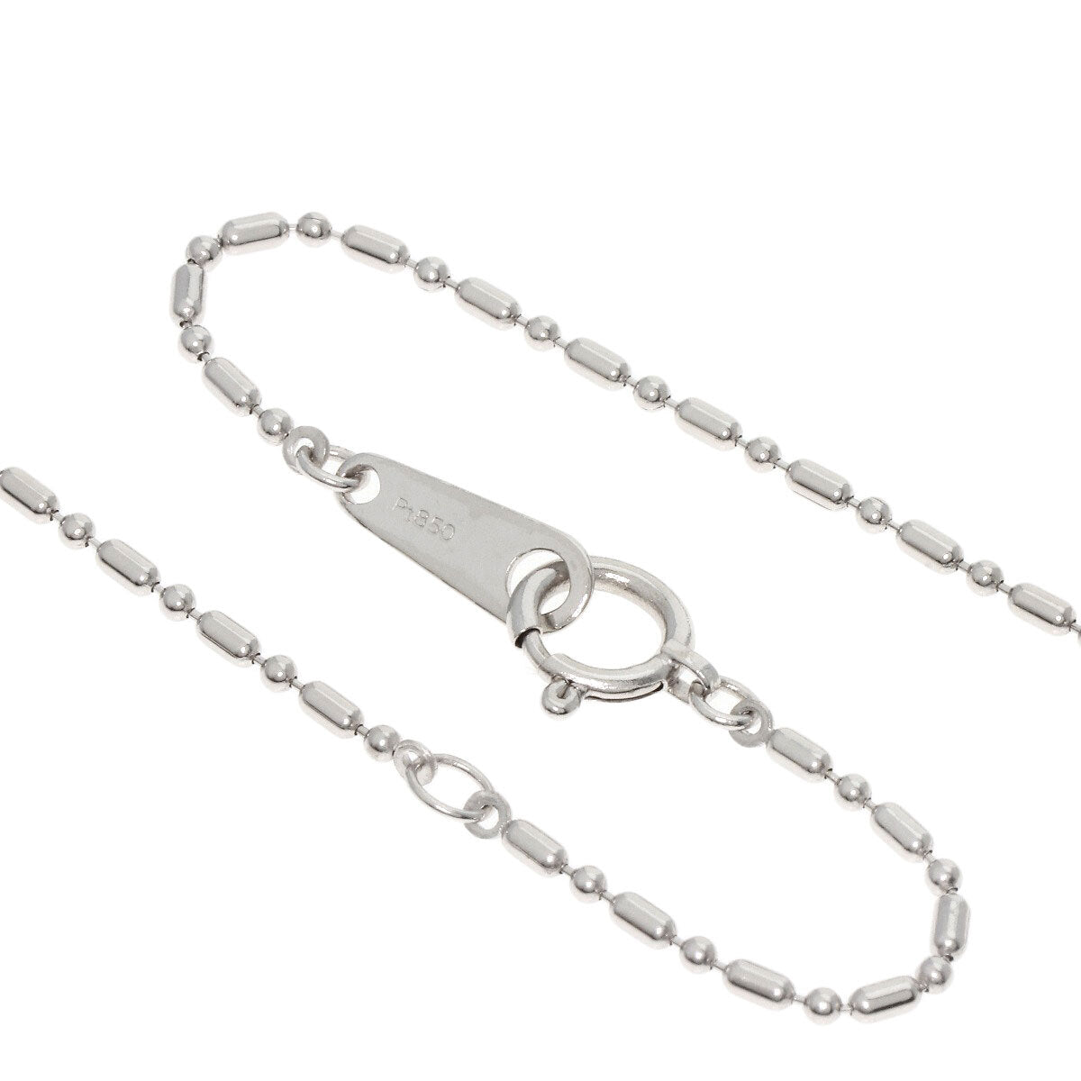 0.32Ct Diamond Necklace Platinum Pt900 Pt850 4.4G