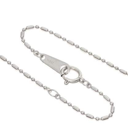 0.32Ct Diamond Necklace Platinum Pt900 Pt850 4.4G