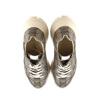 Gucci Rhyton Sneakers Jumbo Gg Coated Canvas