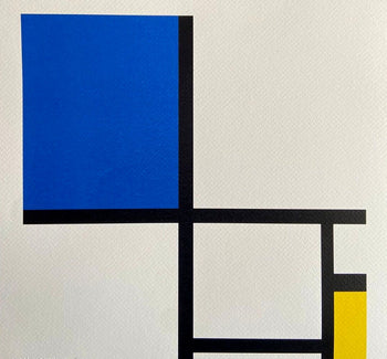 Piet Mondrian Lithograph Coa Numbered Certified Stamped 180 Ex