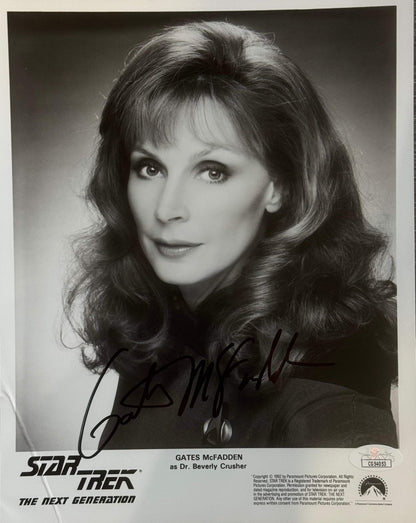 Gates Mcfadden Star Trek The Next Generation Autographed Photo (Jsa)