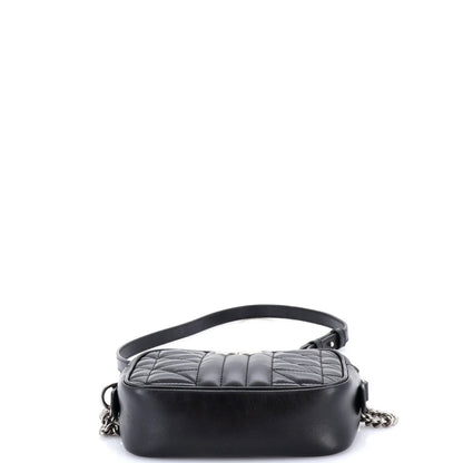 Gucci Gg Marmont Shoulder Bag Mixed Matelasse Leather Mini