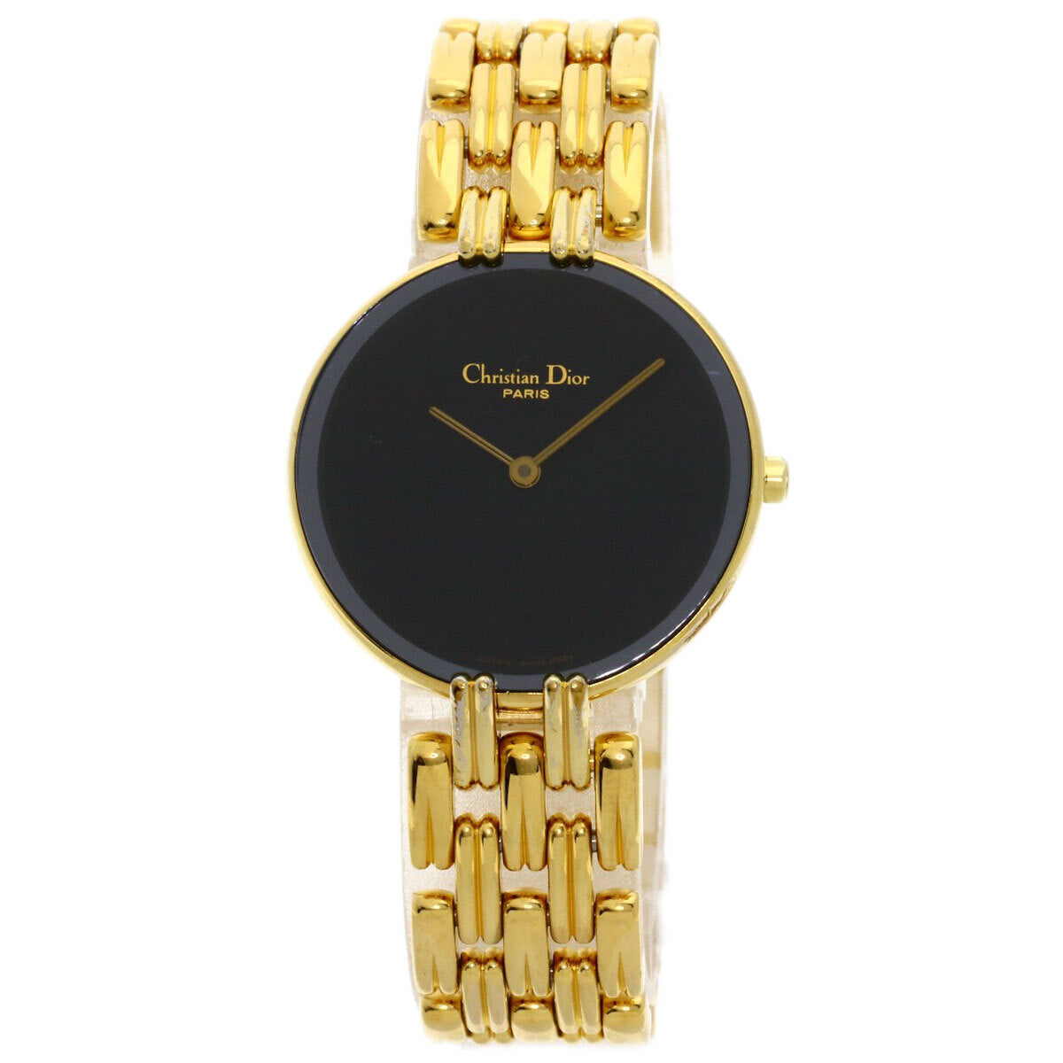 Christian Dior Bakira Watches D46-154-4 Gold Plated/Gold Plated Ladies