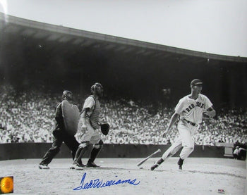 Ted Williams Hof Signed/Auto 16X20 B/W Photo