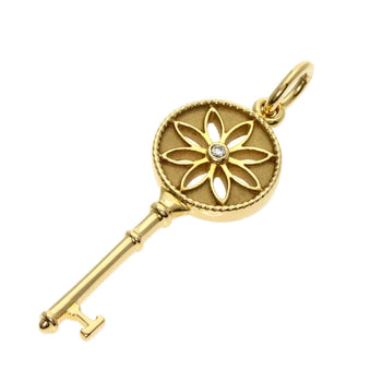 Tiffany&Co. Pendant Top Daisy Key Diamond K18
