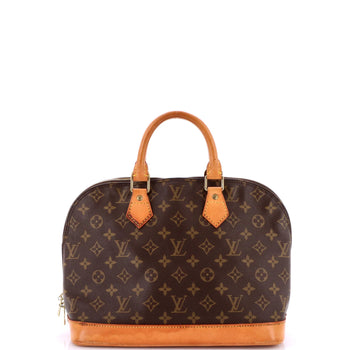 Louis Vuitton Alma Handbag Monogram Canvas Pm