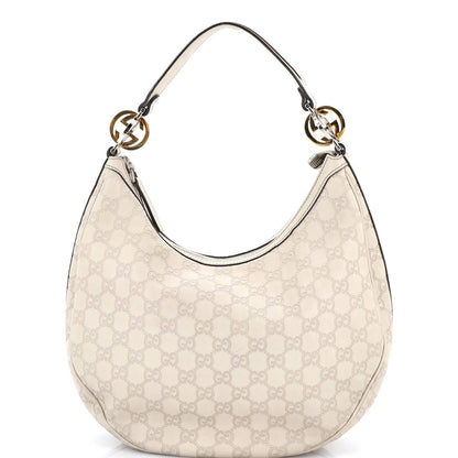 Gucci Twins Hobo Guccissima Leather Medium