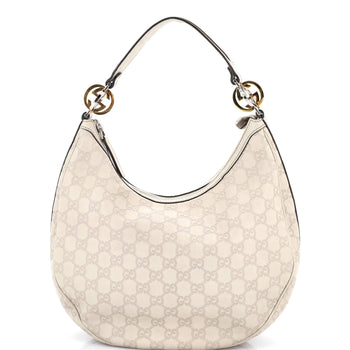 Gucci Twins Hobo Guccissima Leather Medium