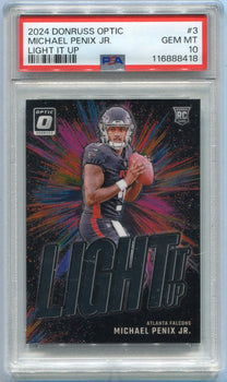Michael Penix Jr. 2024 Panini Donruss Optic Light