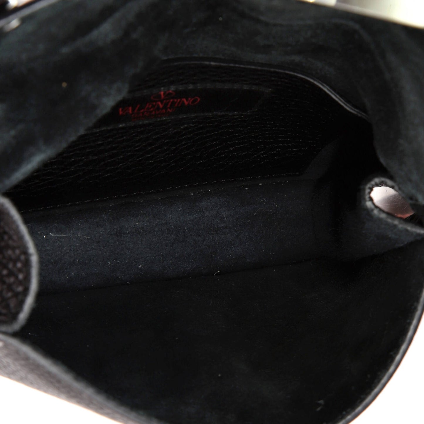 Valentino Garavani Rolling Rockstud Flip Lock Flap Bag Leather With Cabochons