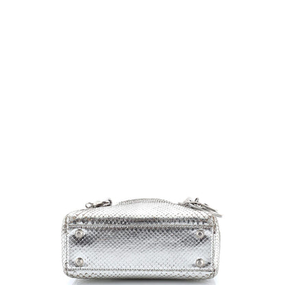 Christian Dior Lady Dior Bag Python Mini