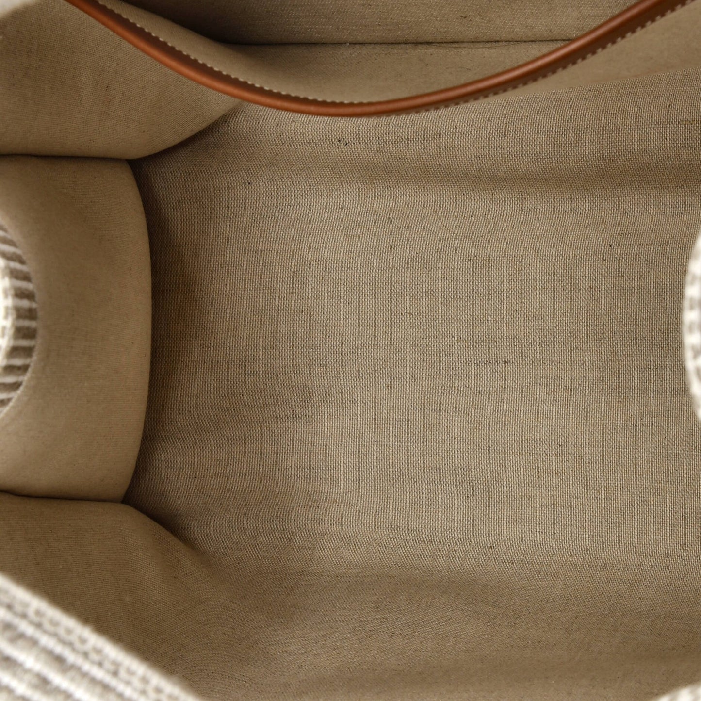 Celine Cabas Thais Tote Triomphe Striped Canvas Large