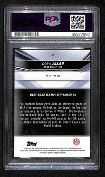 Drew Allar Penn State Signed 2022 Bowman U Best