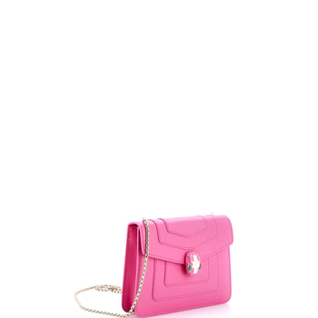 Bvlgari Serpenti Forever Square Shoulder Bag Leather Small