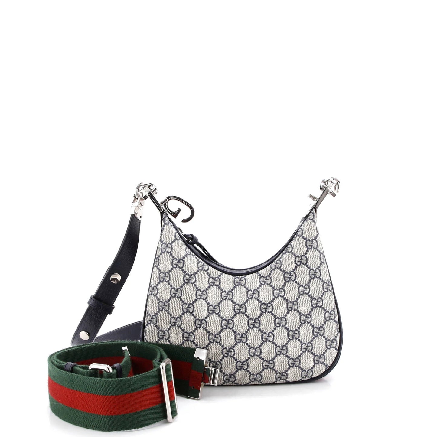 Gucci Attache Shoulder Bag Gg Coated Canvas Small