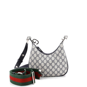 Gucci Attache Shoulder Bag Gg Coated Canvas Small