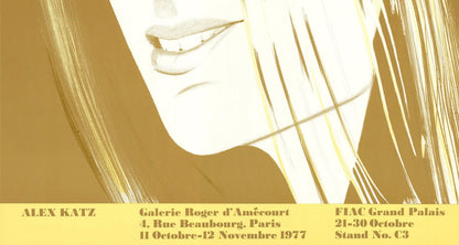 Alex Katz Galerie Roger D'Amecourt " Offset Lithograph Pop Art