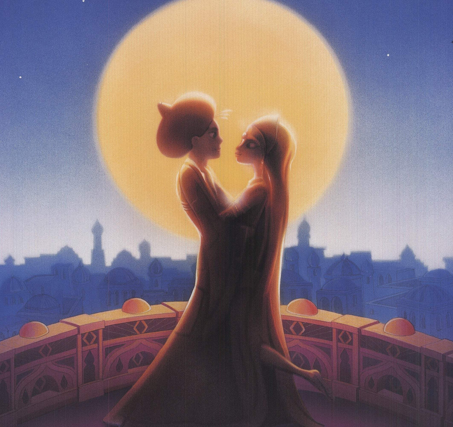 1992 ARTIST UNKNOWN Arabian Knight 40" x 27" Offset Lithograph