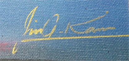 Jin G Kam (Chinese) String Quartet Original Oil Painting On Canvas Signed Framed