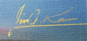 Jin G Kam (Chinese) String Quartet Original Oil Painting On Canvas Signed Framed