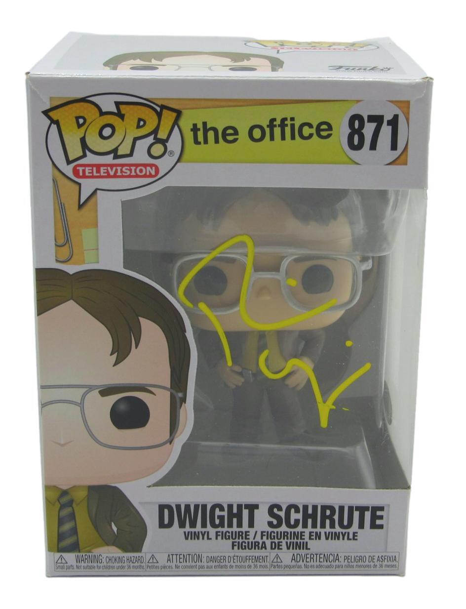 Rainn Wilson Signed Dwight Schrute The Office Funko Pop 871 Psa/Dna  Itp 160483