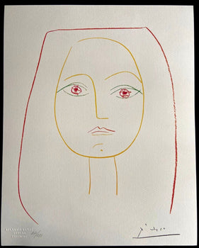 Pablo Picasso Lithograph Coa Signed In Pen