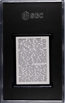 Napoleon Lajoie 1950-56 Callahan Hof Sgc 6.5