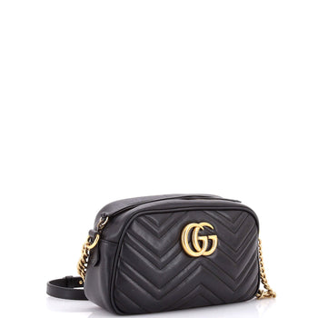 Gucci Gg Marmont Shoulder Bag Matelasse Leather Small