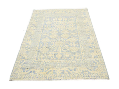 Handmade Khotan Rug Floral Classic Oushak