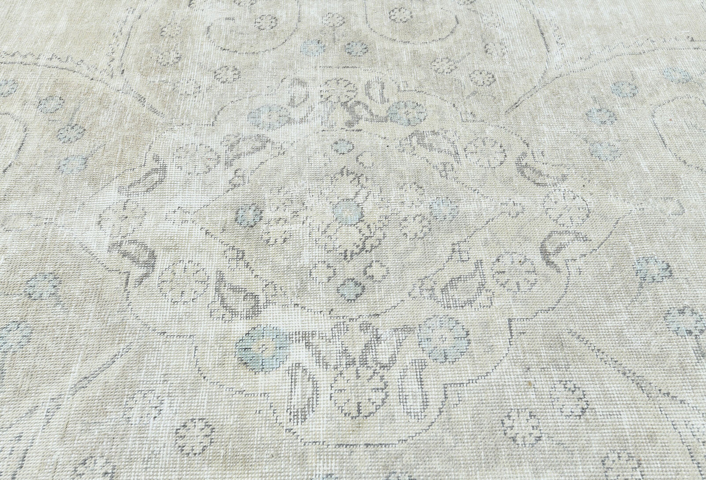 Handmade Distressed Vintage Oriental Rug 7X10 ft