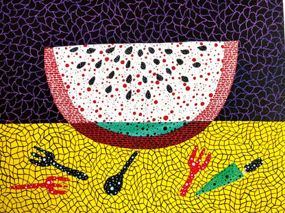 Yayoi Kusama Lithograph Mori Art Museum Coa Hand Numbered 200