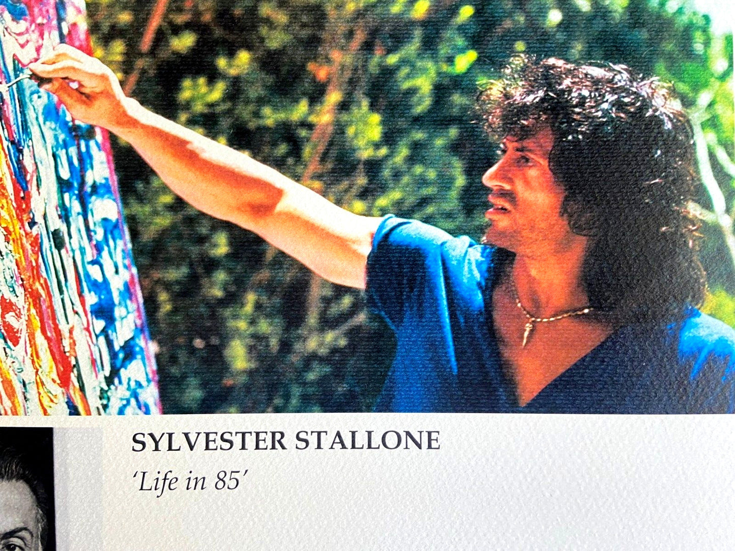 Sylvester Stallone 'Life In 85' Lithograph 200Ex. (Johnny Depp Jim Carrey)