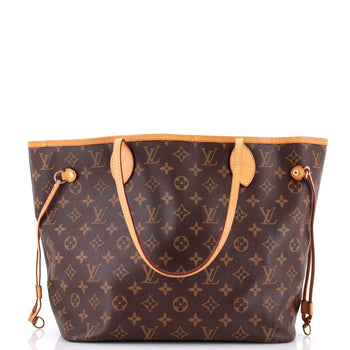 Louis Vuitton Neverfull Nm Tote Monogram Canvas Mm