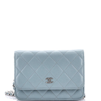 Chanel Wallet On Chain Quilted Caviar Mini