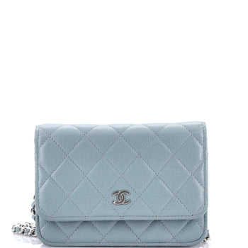 Chanel Wallet On Chain Quilted Caviar Mini