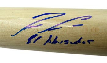 Ronald Acuna Jr. Signed/Inscr Louisville Slugger