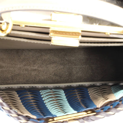 Fendi Peekaboo Iseeu Bag Woven Leather Small