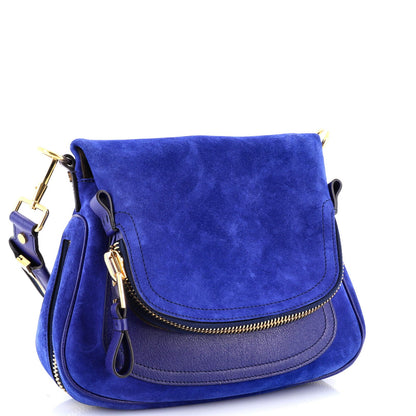 Tom Ford Jennifer Crossbody Bag Suede Medium