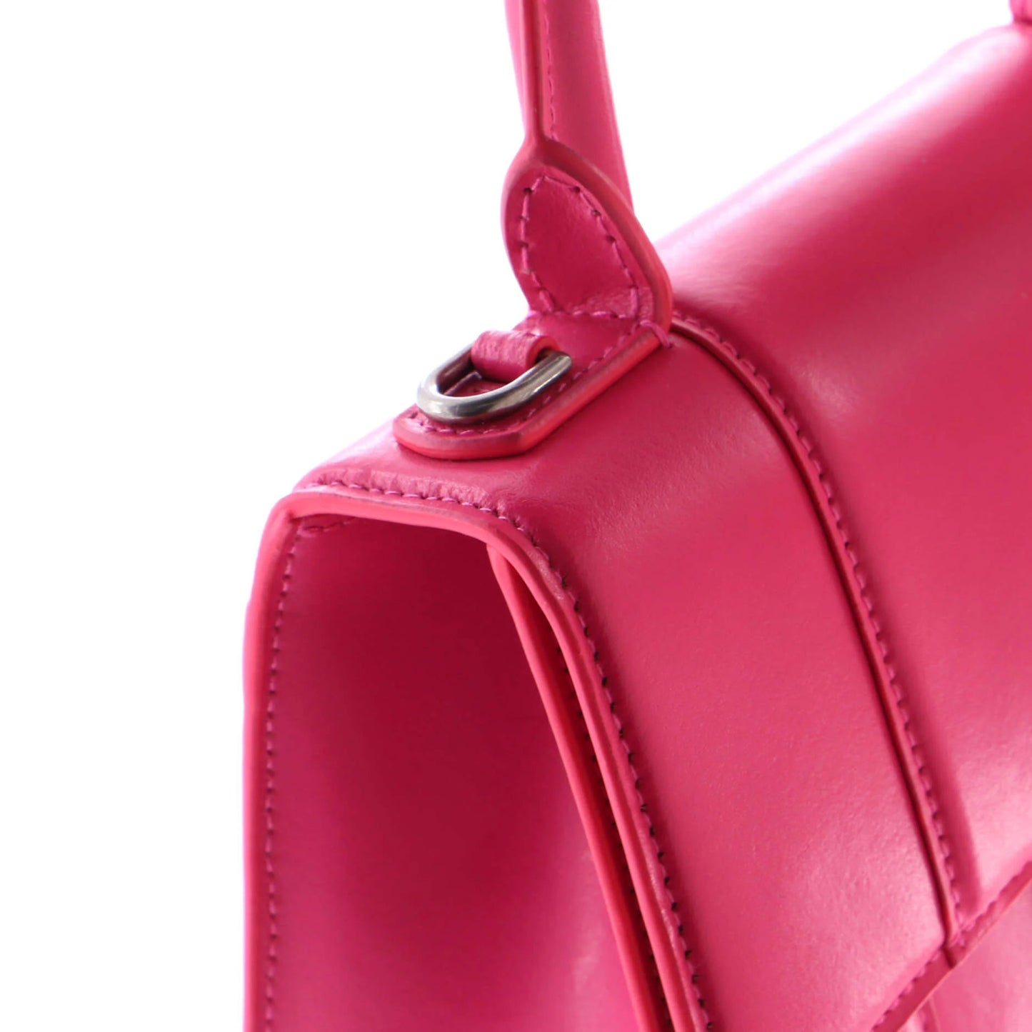 Balenciaga Hourglass Top Handle Bag Leather Xs