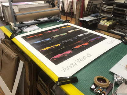 Andy Warhol Formula 1 Car W 196 R () " Poster Pop Art Multicolo