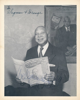 W.C. Handy Father Of The Blues Signed/Inscribed
