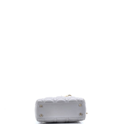 Christian Dior Lady Dior Chain Bag Cannage Quilt Lambskin Mini