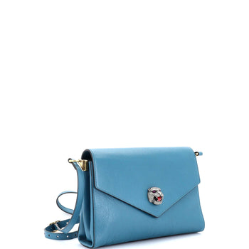 Gucci Crystal Animalier Shoulder Bag Leather Medium