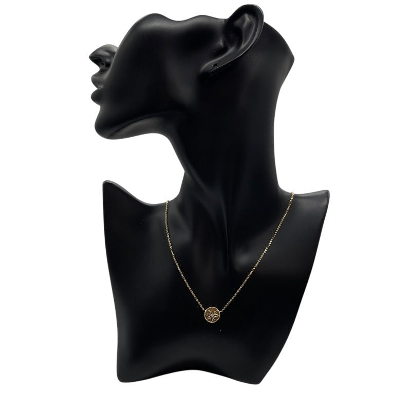 Christian Dior Rose Des Vents 1P Diamond Necklace Au750