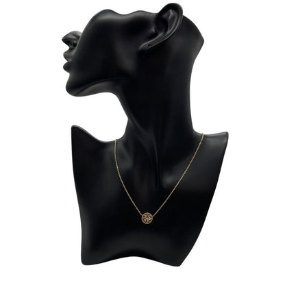 Christian Dior Rose Des Vents 1P Diamond Necklace Au750