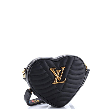 Louis Vuitton New Wave Heart Crossbody Bag Quilted Leather