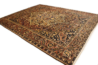 Handmade Antique Oriental Rug Floral Pattern