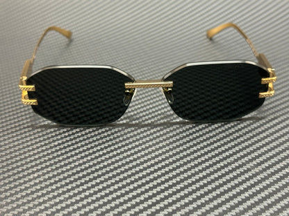 Gold Grey Sunglasses Women's 58 mm Versace Ve2274 100287
