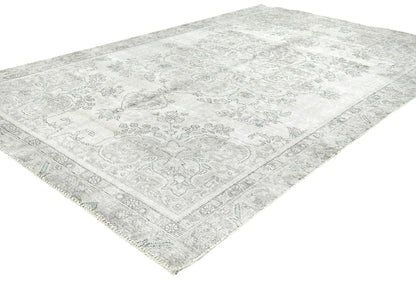 Antique Hand-Knotted Distressed Oriental Rug