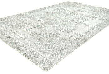Antique Hand-Knotted Distressed Oriental Rug